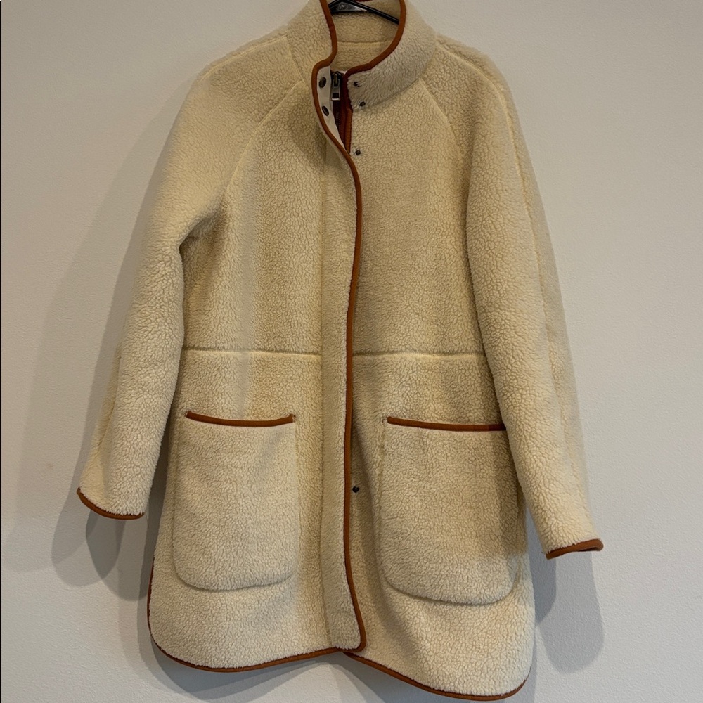 Madewell Sherpa estate coat women’s large